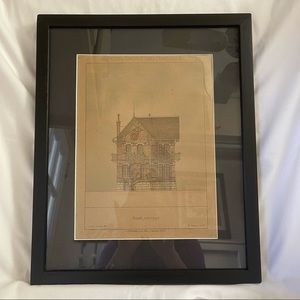 Antique Petites Constructions Francaises Framed Print